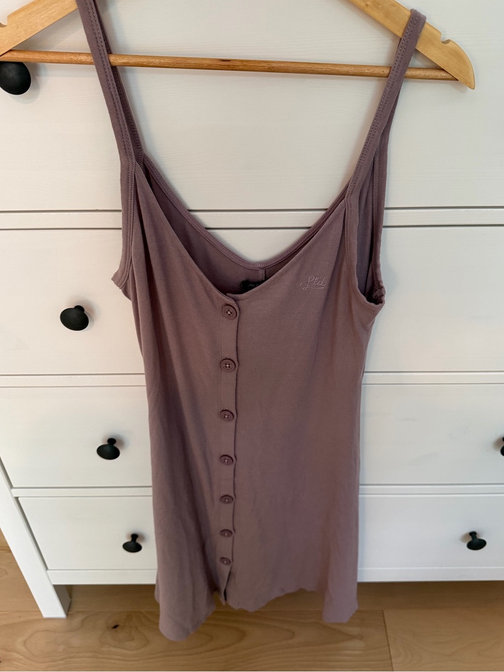 Women’s Lavender Button-Front Dress